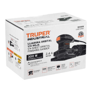 Lijadora orbital 1/4 hoja, 300W, TRUPER INDUSTRIAL - Imagen 5