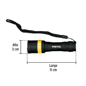 Linterna plástica 1 LED 40 lm de 1 pila AA, PRETUL - Imagen 4