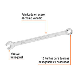 Llave combinada extralarga 9 mm x 157 mm de largo, EXPERT - Imagen 3