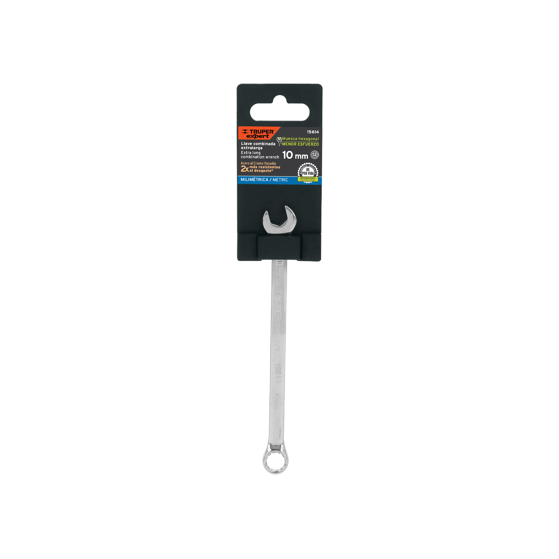 Llave combinada extralarga 10 mm x 164 mm de largo, EXPERT - Imagen 5