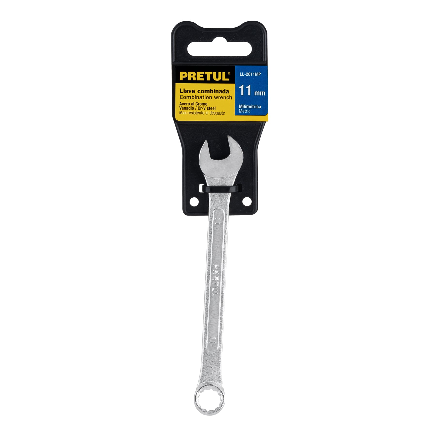 Llave combinada 11 mm x 150 mm de largo, PRETUL - Imagen 5
