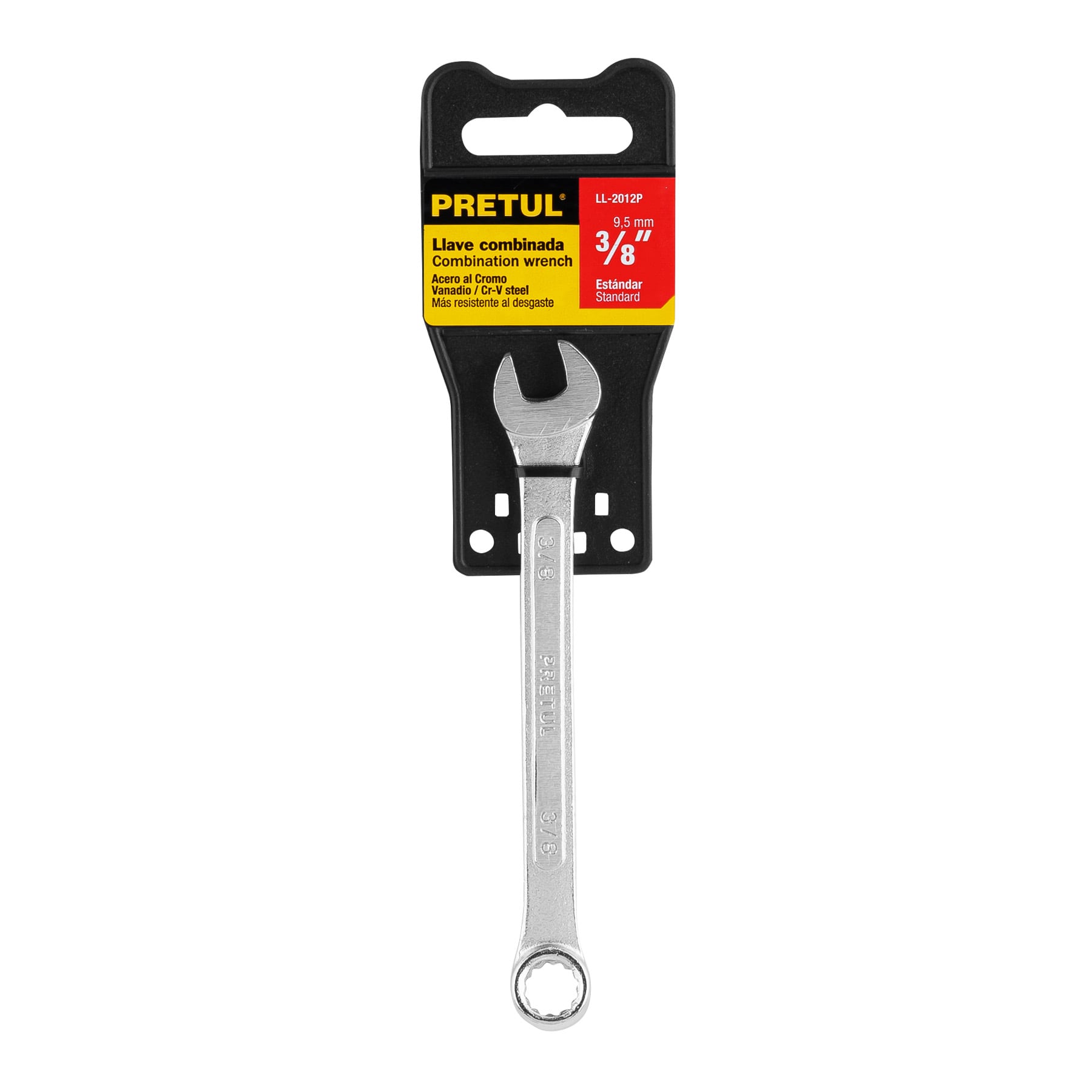 Llave combinada 3/8' x 140 mm de largo, PRETUL - Imagen 5
