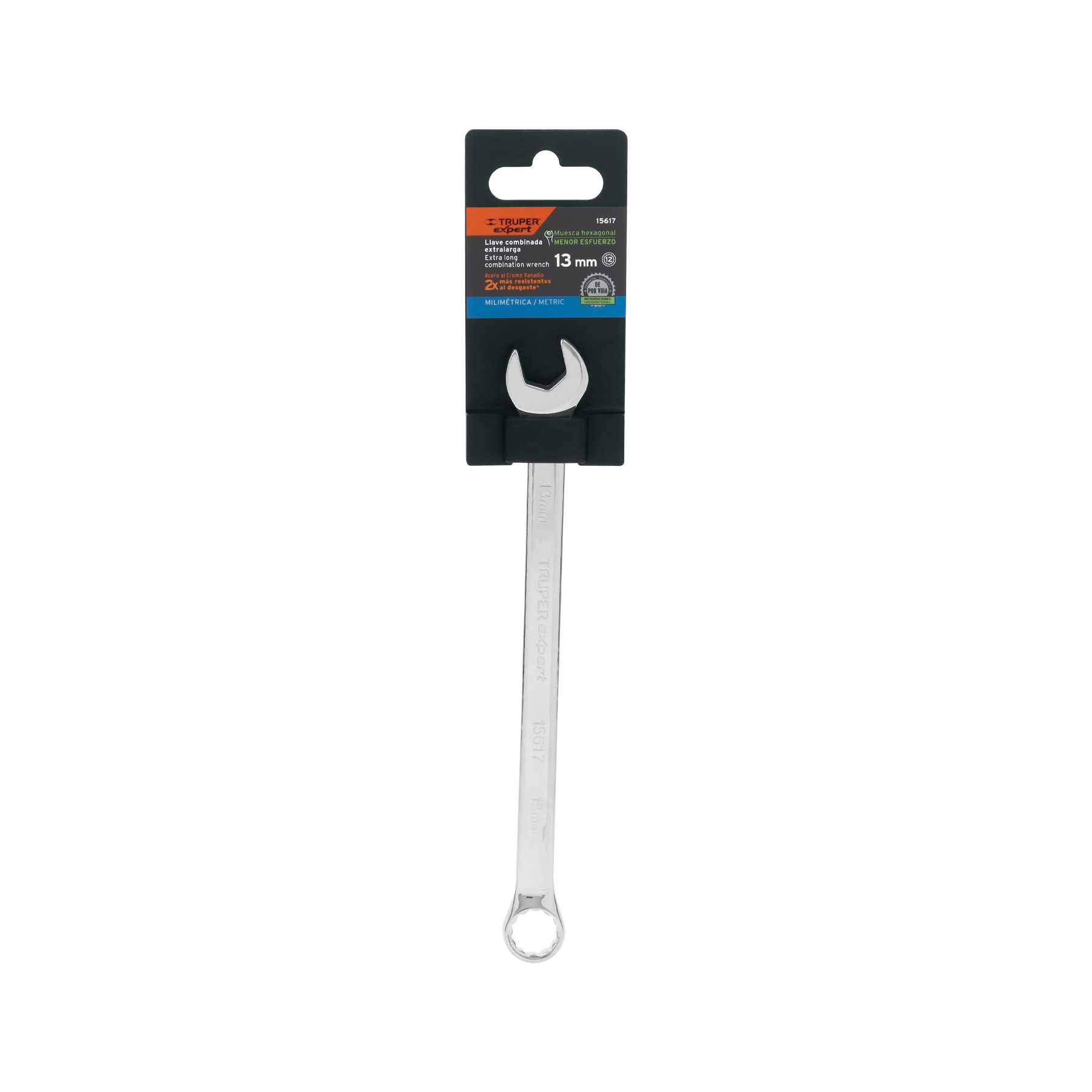 Llave combinada extralarga 13 mm x 202 mm de largo, EXPERT - Imagen 5