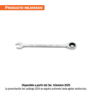 Llave combinada con matraca 7/16' x 160 mm largo, EXPERT - Imagen 2