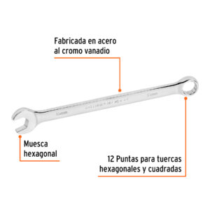 Llave combinada extralarga 15 mm x 230 mm de largo, EXPERT - Imagen 3