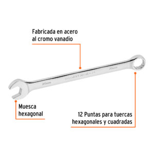 Llave combinada extralarga 20 mm x 287 mm de largo, EXPERT - Imagen 3