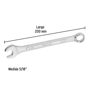 Llave combinada 5/8' x 200 mm de largo, PRETUL - Imagen 4