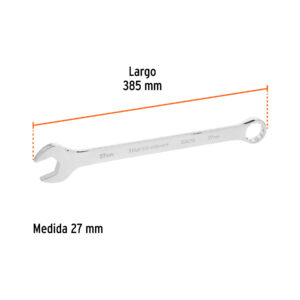 Llave combinada extralarga 27 mm x 385 mm de largo, EXPERT - Imagen 4