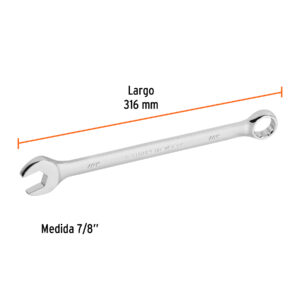 Llave combinada extralarga 7/8' x 316 mm de largo, EXPERT - Imagen 4