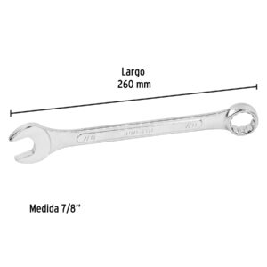 Llave combinada 7/8' x 260 mm de largo, PRETUL - Imagen 4