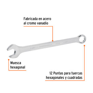 Llave combinada extralarga 1-1/8' x 401 mm de largo, EXPERT - Imagen 3
