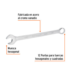 Llave combinada extralarga 1-1/4' x 428 mm de largo, EXPERT - Imagen 3
