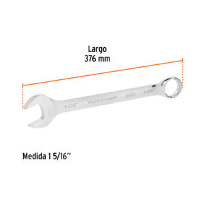 Llave combinada extralarga 1-5/16' x 376 mm de largo, EXPERT - Imagen 4