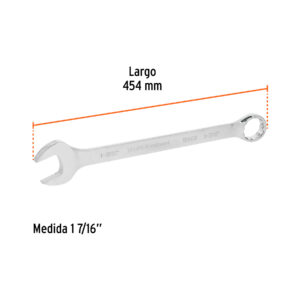 Llave combinada extralarga 1-7/16' x 454 mm de largo, EXPERT - Imagen 4