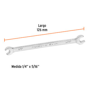 Llave española, 1/4 x 5/16' x 126 mm de largo, TRUPER EXPERT - Imagen 4