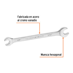 Llave española, 1/2 x 9/16' x 181 mm de largo, TRUPER EXPERT - Imagen 3