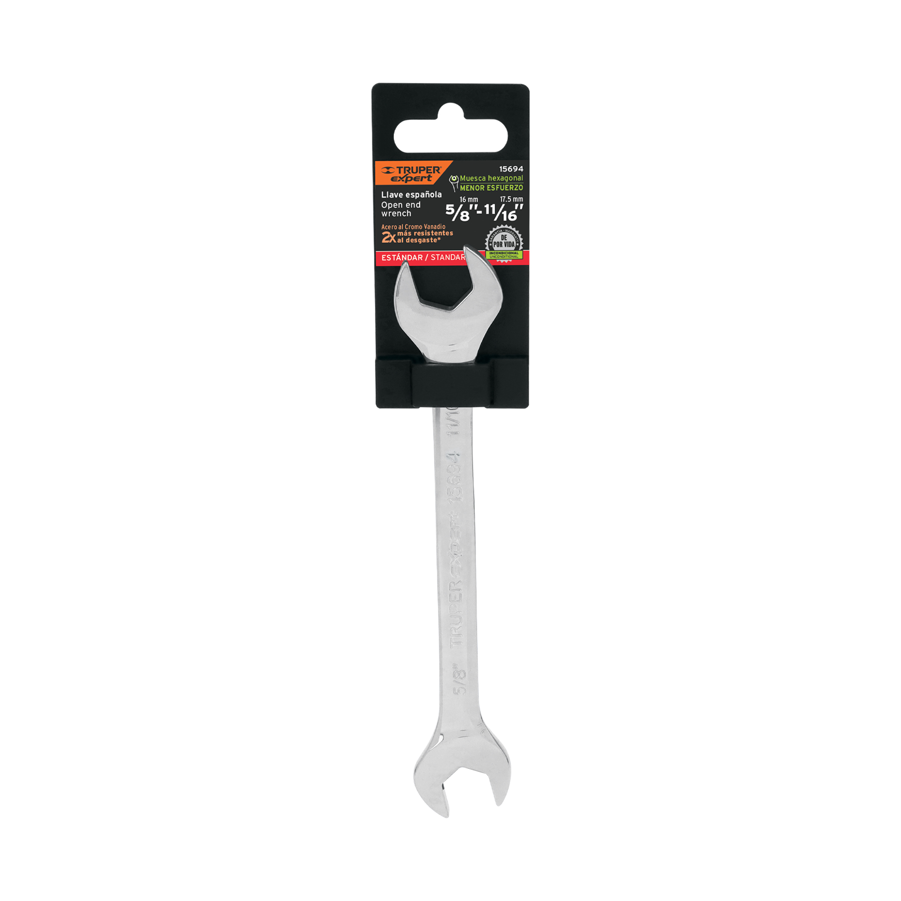 Llave española, 5/8 x 11/16' x 198 mm de largo, EXPERT - Imagen 5