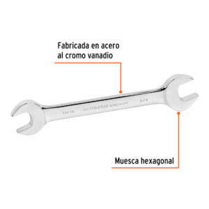 Llave española, 11/16 x 3/4' x 220 mm de largo, EXPERT - Imagen 3