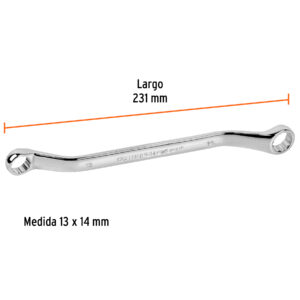 Llave de estrías 13 x 14 x 231 mm largo, TRUPER EXPERT - Imagen 4