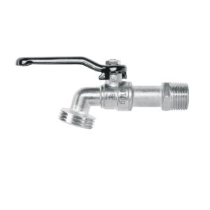 Alternative view of Llave de esfera de zinc 1/2', 110 g, s/adaptador, BASIC