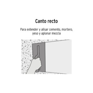 Llana 11' canto recto, 10 remaches,mango Comfort Grip,TRUPER - Imagen 5