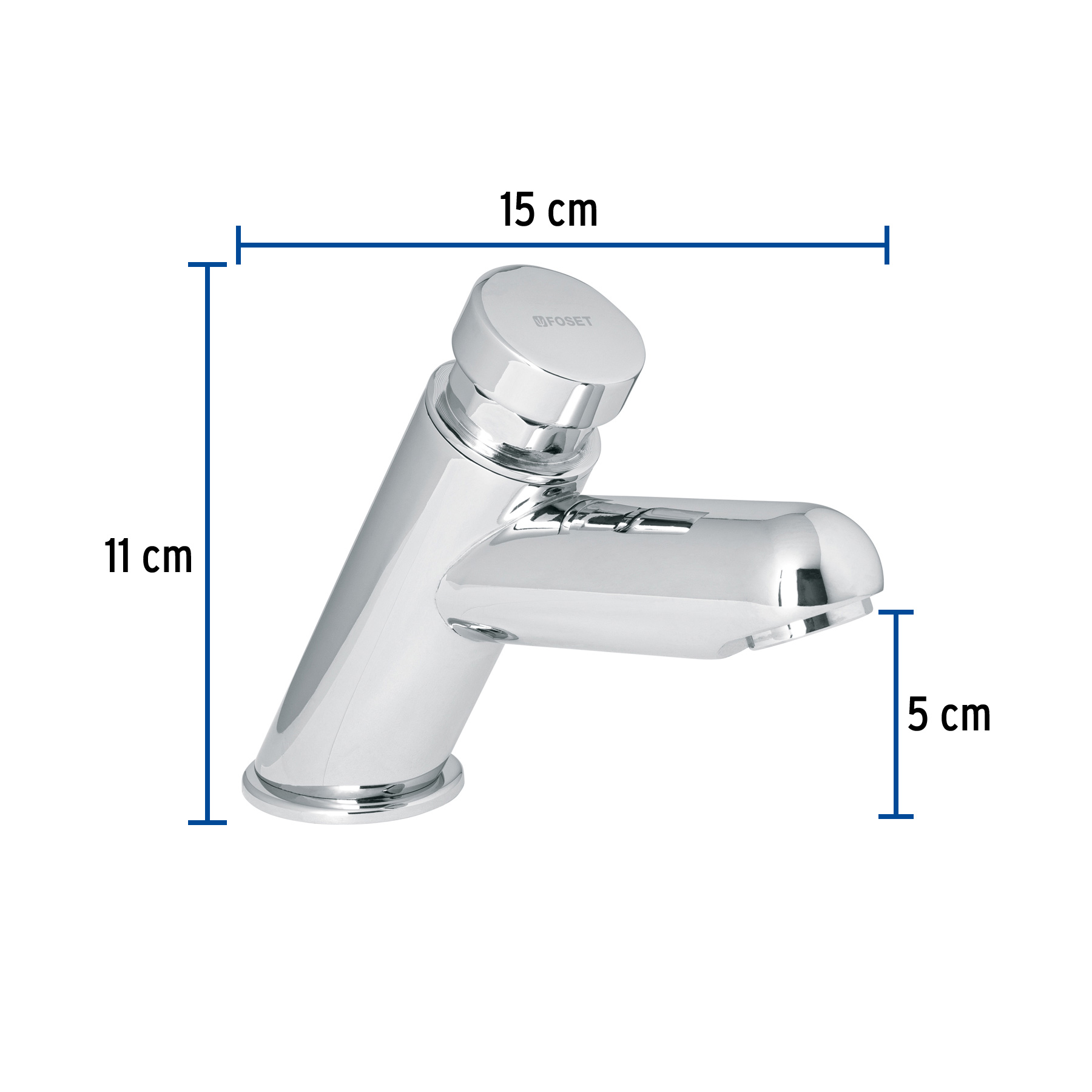 Llave temporizadora para lavabo, FOSET - Imagen 4