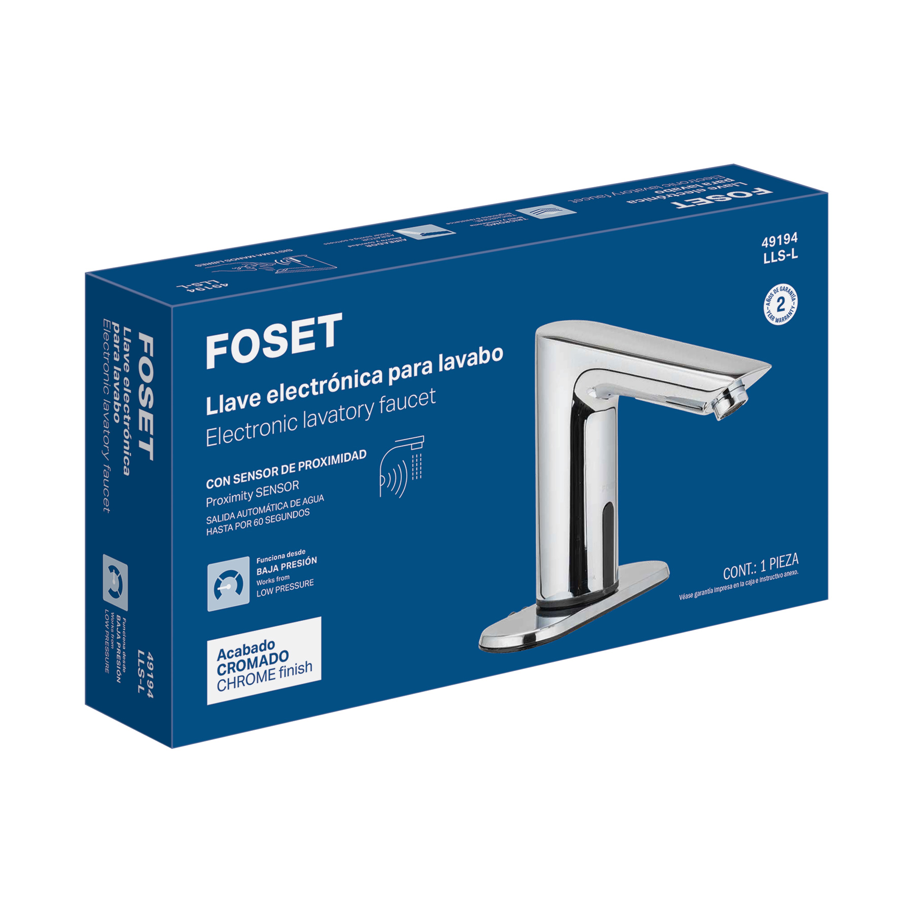 Llave con sensor para lavabo, FOSET - Imagen 6