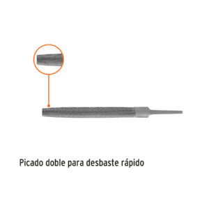 Lima media caña bastarda 6', TRUPER - Imagen 3