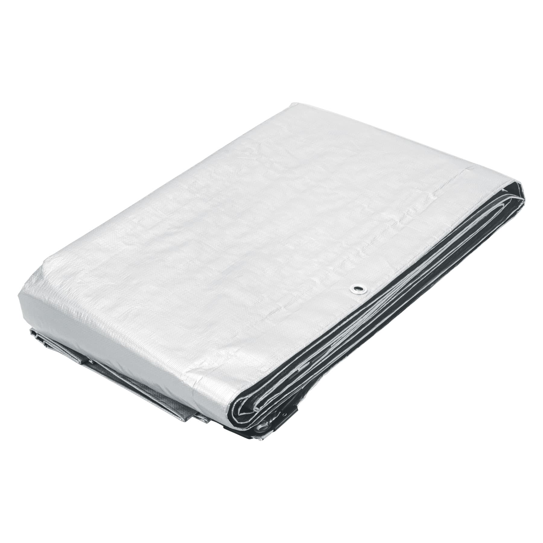 Lona de polietileno 6 x 12 m, blanca, 110 g/m2, PRETUL - Imagen 2