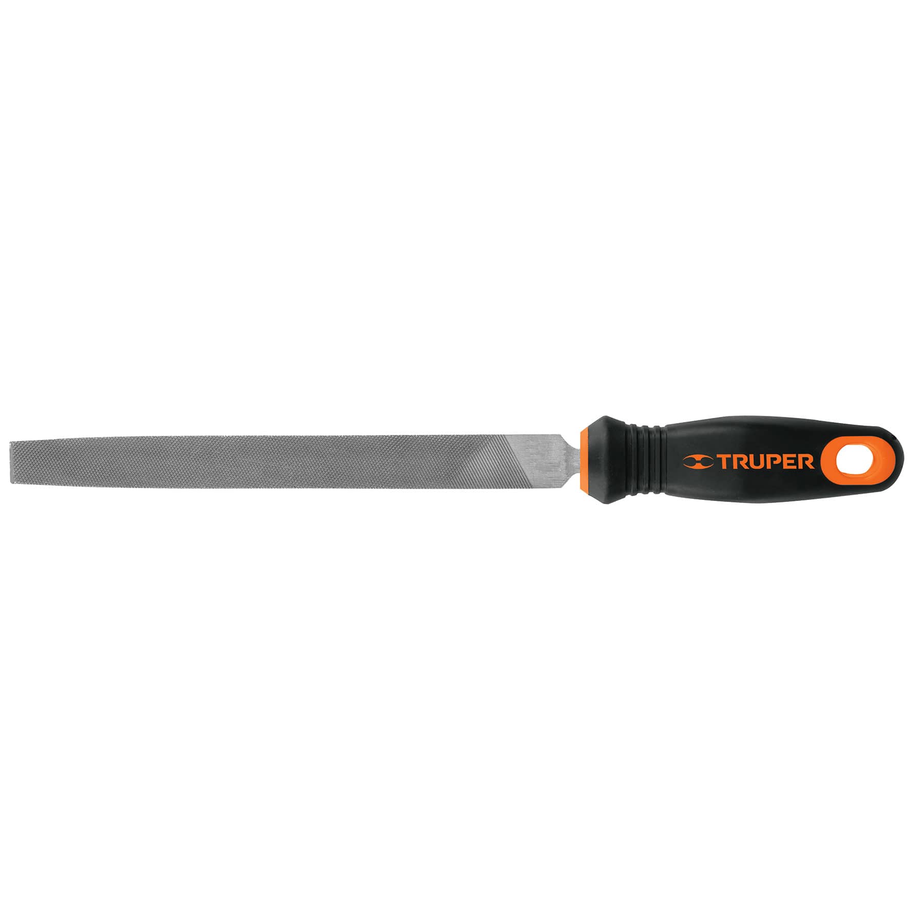 Lima plana bastarda 8' con mango Comfort Grip, TRUPER - Imagen 2