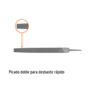 Lima plana muza 10', TRUPER - Imagen 3