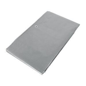 Lona de polietileno reforzada 3 x 3 m, gris, 180g/m2, TRUPER - Imagen 2