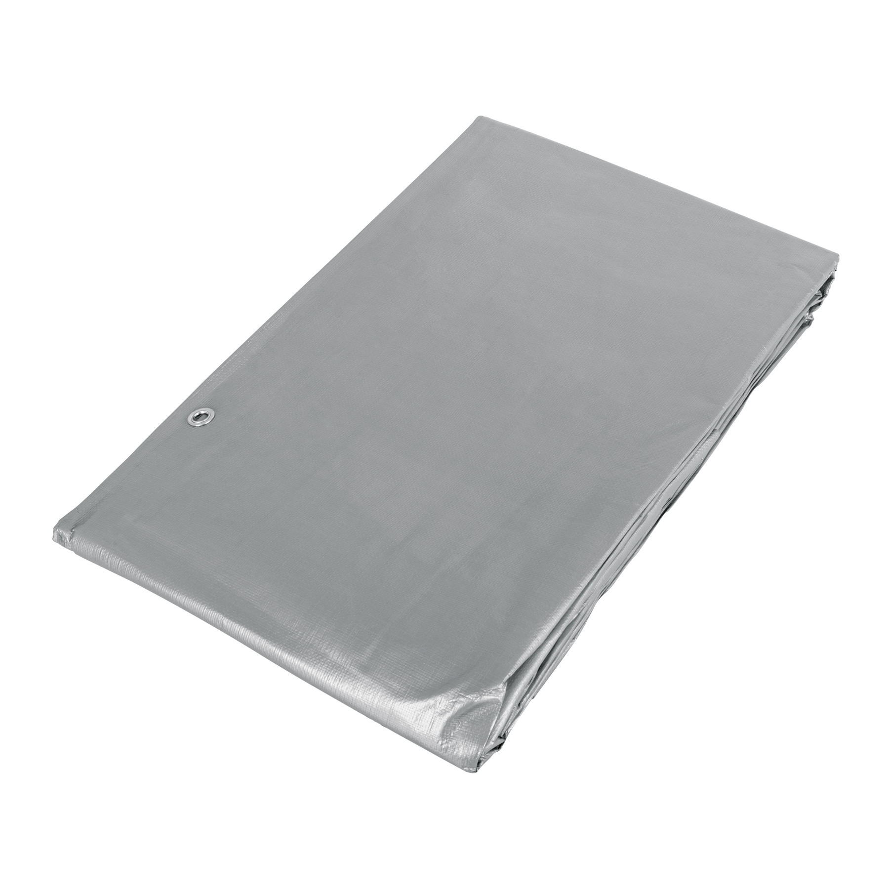 Lona de polietileno reforzada 4 x 6 m, gris, 180g/m2, TRUPER
