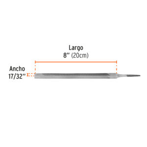 Lima triangular 8' para machete, 36 dpp, TRUPER - Imagen 4
