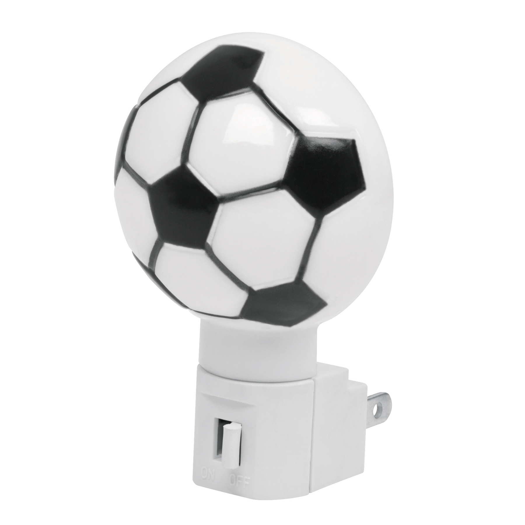 Luz de noche con lámpara E12, balón soccer, VOLTECK