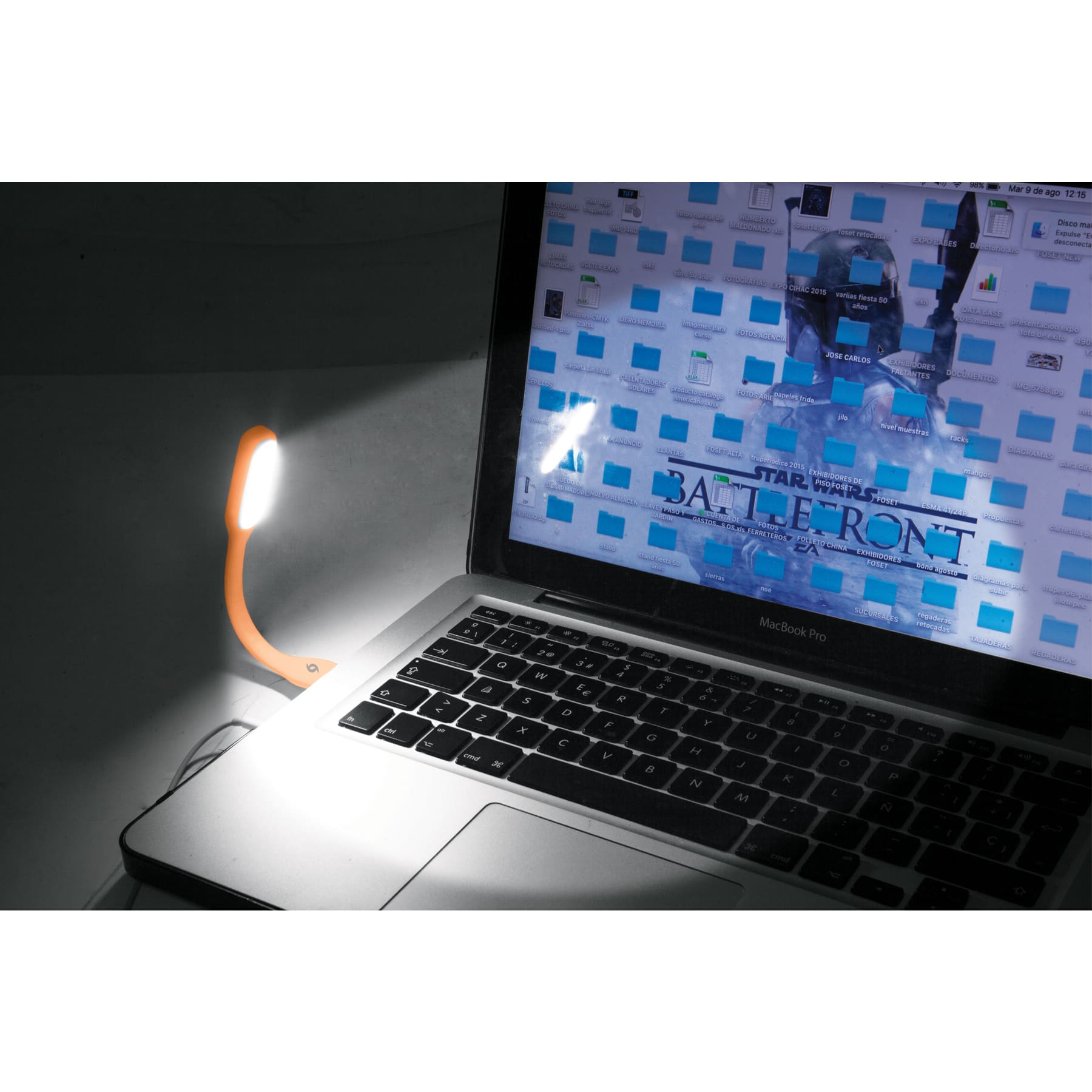 Mini-lámpara flexible de 5 LEDs 1W para puerto USB, VOLTECK - Imagen 6