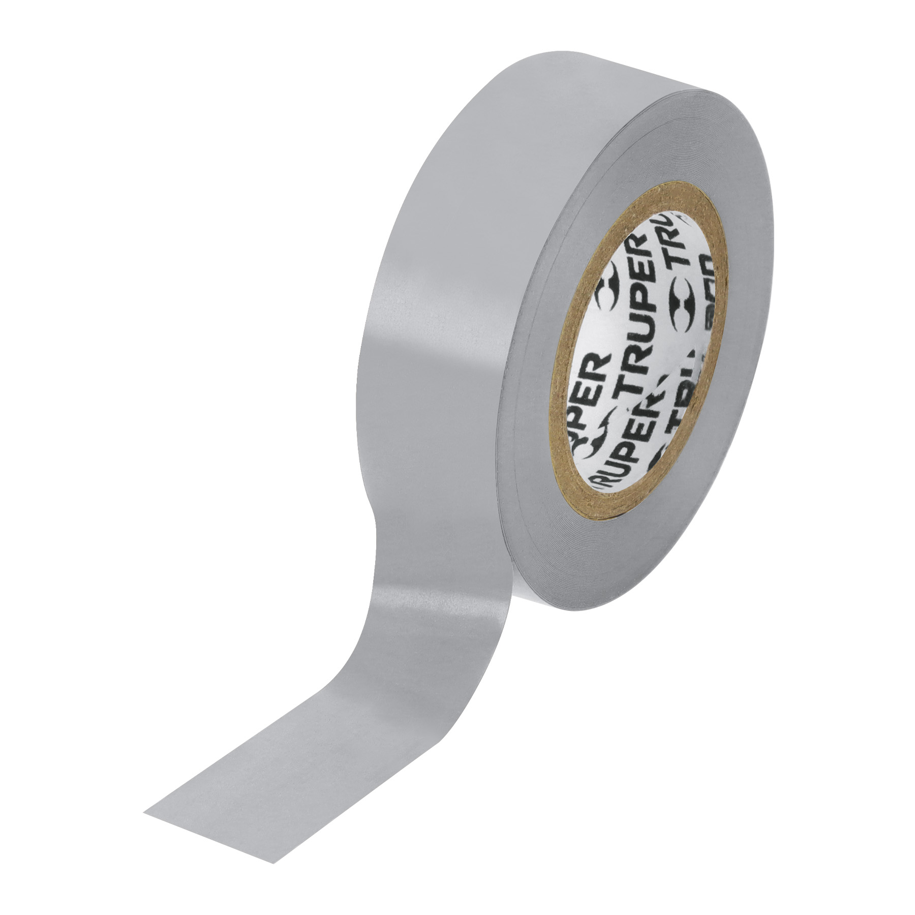 Cinta de aislar de 9 m x 19 mm, gris, TRUPER - Imagen 2
