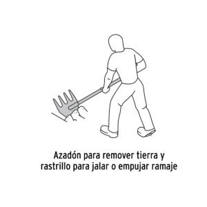 Rastrillo McLeod con mango de madera de 48', TRUPER - Imagen 6