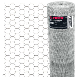 Rollo malla hexagonal cal.22, 1.5x 45m, abertura 25mm, 20kg - Imagen 2