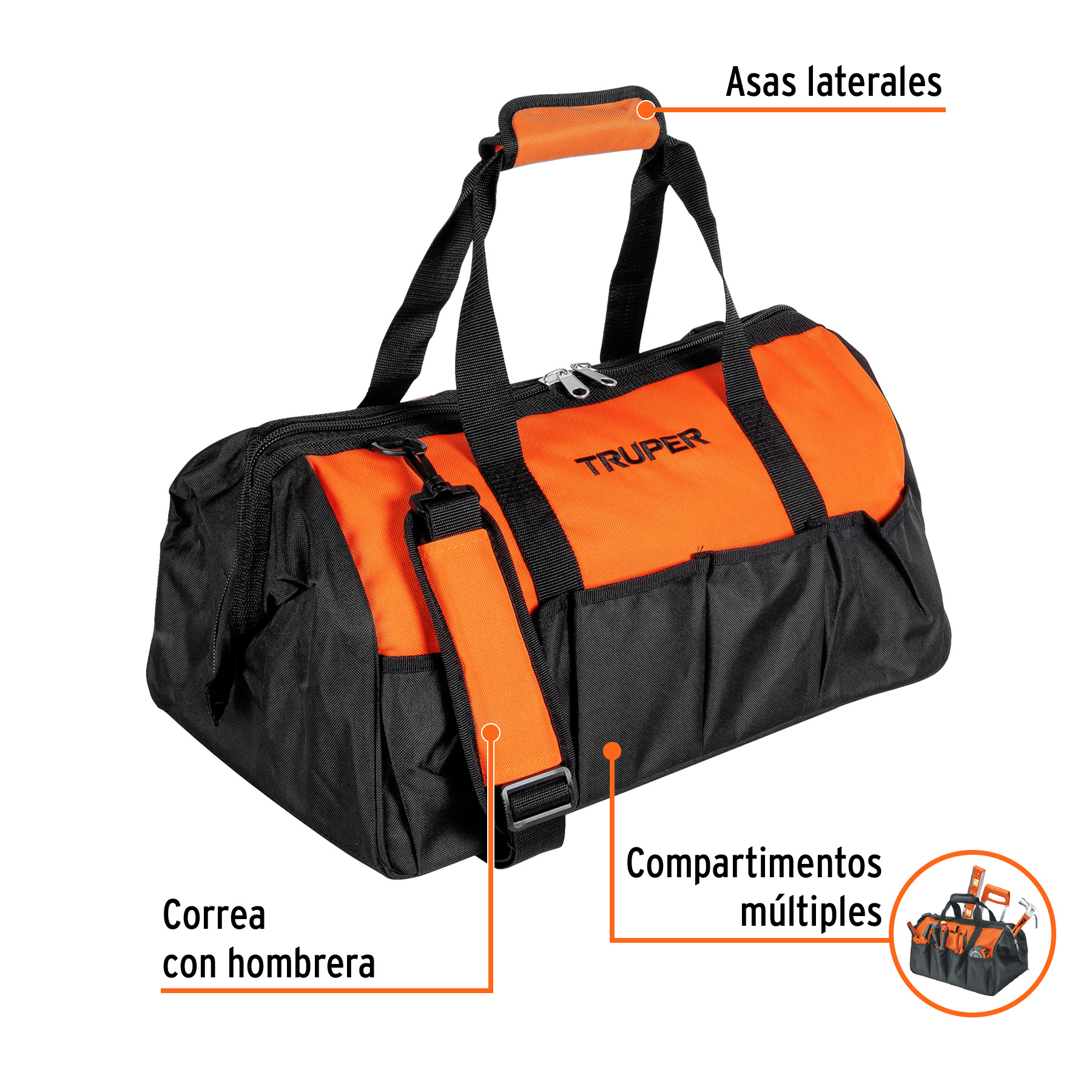 Maleta portaherramientas de 20', TRUPER - Imagen 3