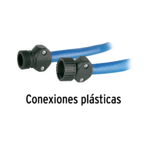 Manguera azul 1/2' 3 capas 15 m conexiones plásticas, PRETUL - Imagen 5