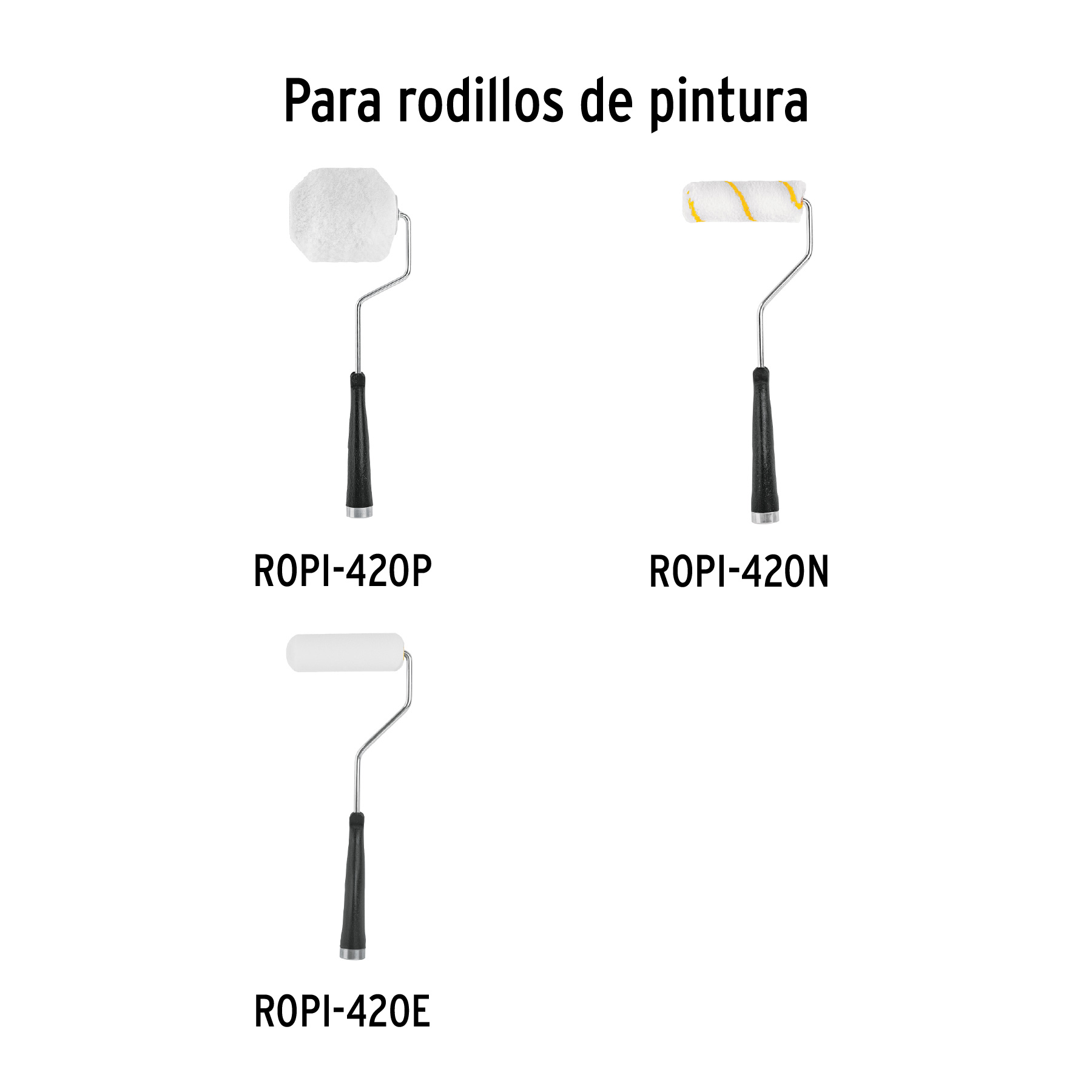 Maneral de 4' para rodillo, TRUPER - Imagen 5