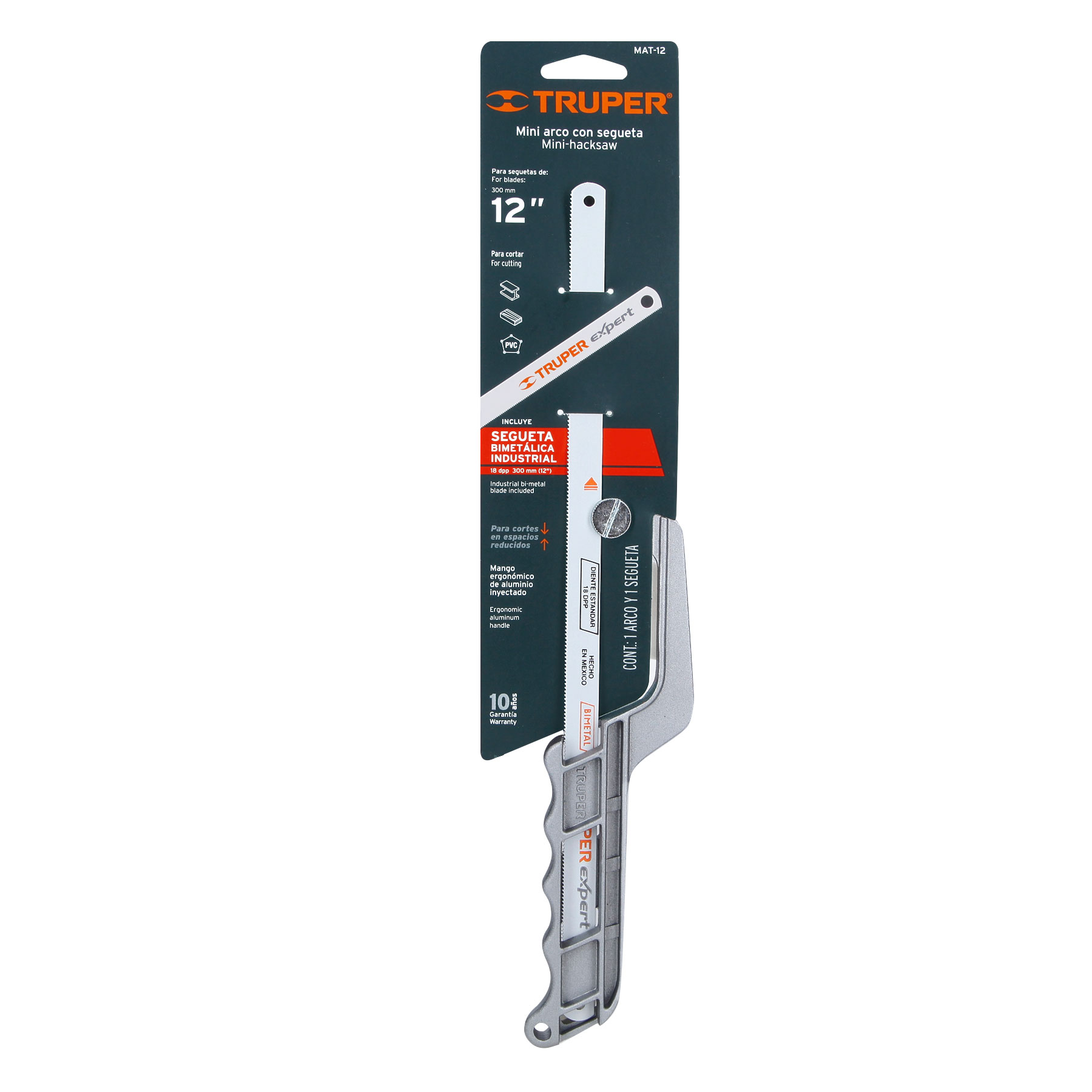 Mini arco 12' de aluminio para segueta, TRUPER - Imagen 5