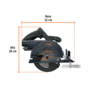 Sierra circular 6-1/2', 20V, s/accesorios, TRUPER MAX - Imagen 4