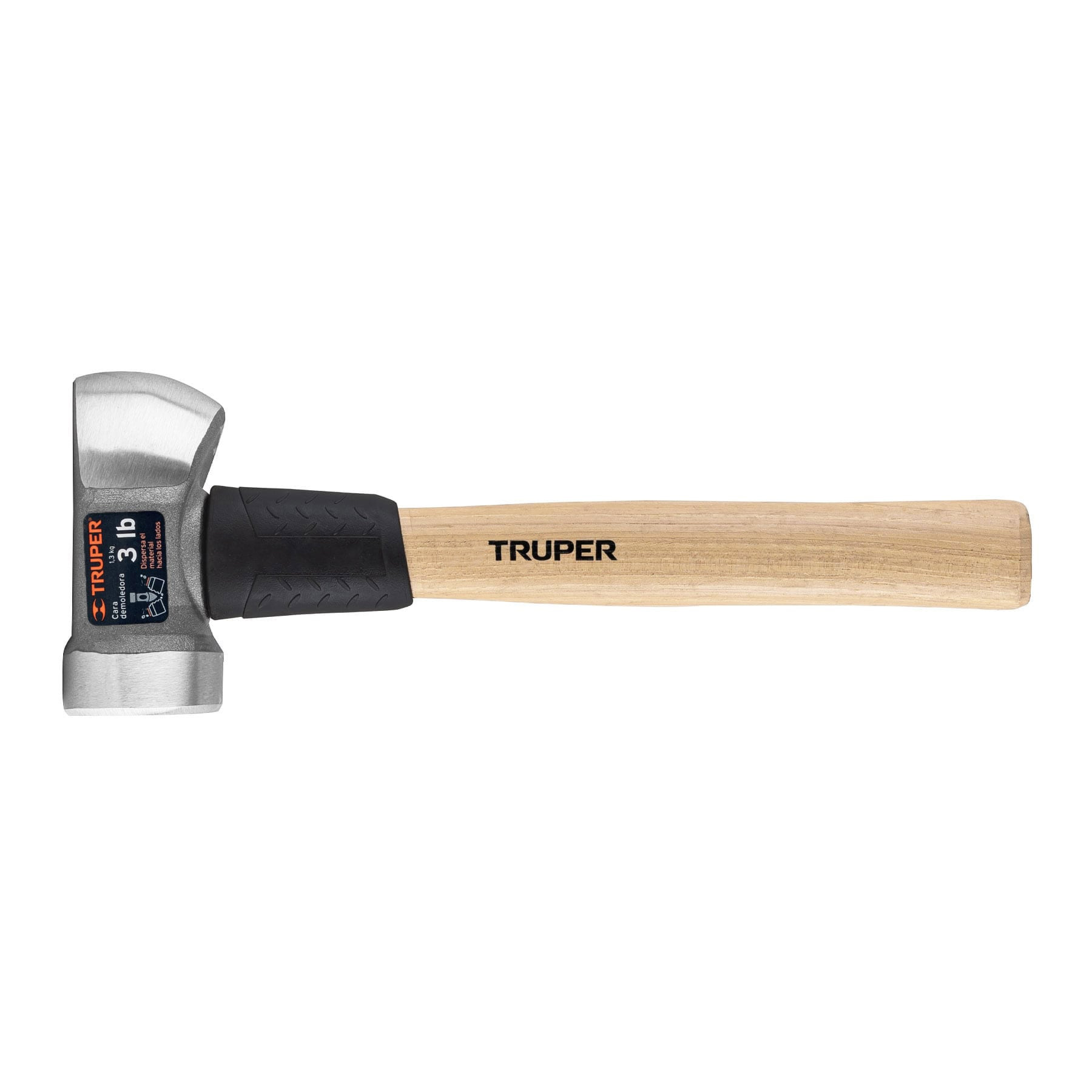 Marro demoledor 3 lb, mango 12', TRUPER - Imagen 2