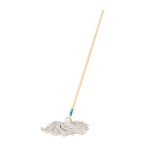 Trapeador tipo mechudo, 250 g con bastón de 120 cm, KLINTEK - Imagen 2