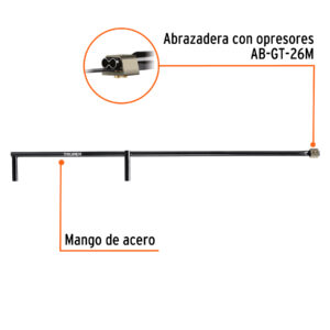 Mango con abrazadera para guadaña, TRUPER - Imagen 3