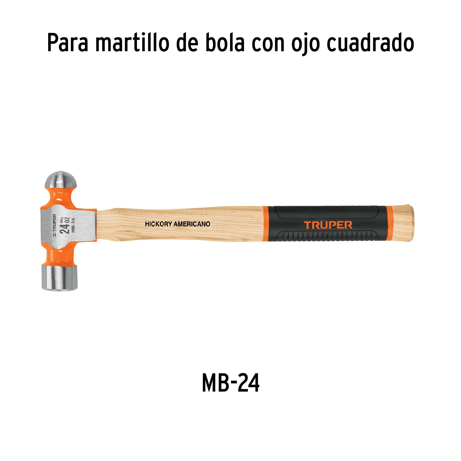 Mango para martillo de bola MB-24, 15-1/2', TRUPER - Imagen 4