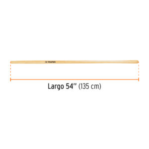 Mango para raspadores SCR-4 y SCR-7, largo de 54', TRUPER - Imagen 3