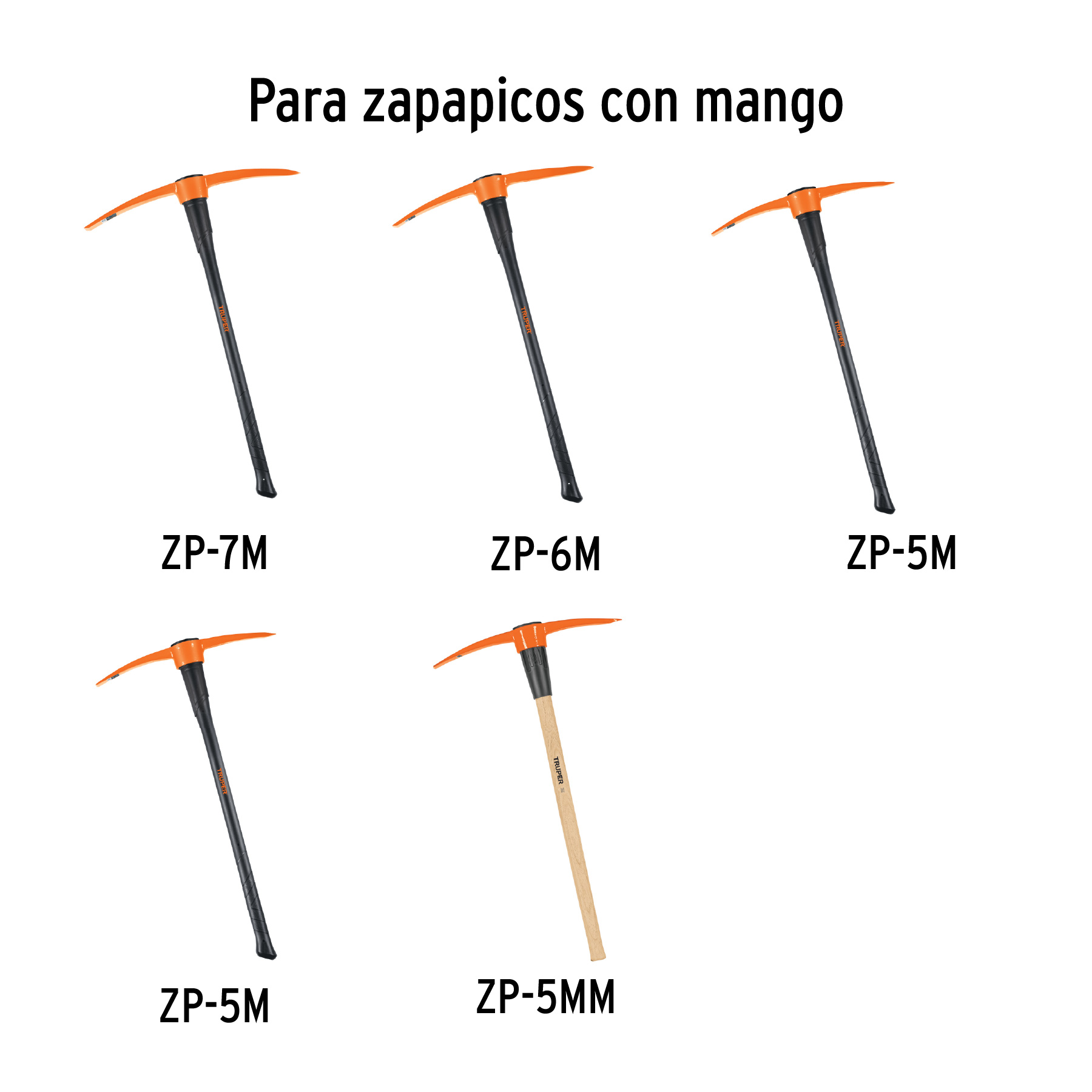 Mango de madera 36' para zapapicos y talachos de 4 a 7 lb - Imagen 4